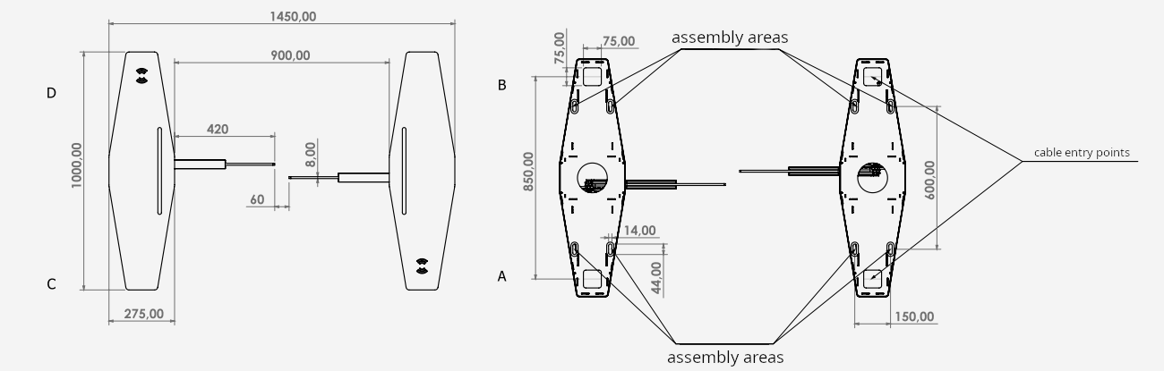 Fast Pass Powder-Coated SCT1010-H-R/L